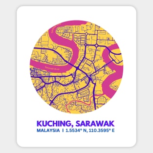 Kuching Sarawak Malaysia V3, Next Travel Destination Sticker